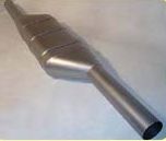 2.5" Brooklands Exhaust Can — vintage Bentley part