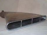 2.5" Fishtail Exhaust — vintage Bentley part