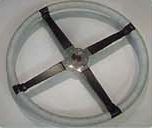 18" Sprung Steering Wheel — vintage Bentley part