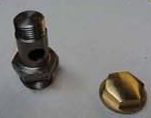 Water Pillar & Brass Cap — vintage Bentley part